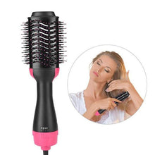 Load image into Gallery viewer, Hair Dryer Hot Air Brush Styler and Volumizer Hair Straightener Curler Comb Roller Electric Ion Blow Dryer Brush
