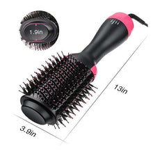Load image into Gallery viewer, Hair Dryer Hot Air Brush Styler and Volumizer Hair Straightener Curler Comb Roller Electric Ion Blow Dryer Brush