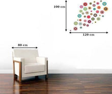 Load image into Gallery viewer, Colorful Polka Motifs Extra Large Wall sticker